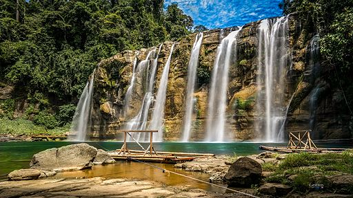 Waterfalls near Siargao island