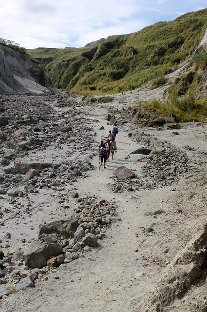 trekking at Mt. Pinatubo