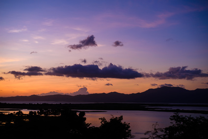 Sunset in Laguna lake