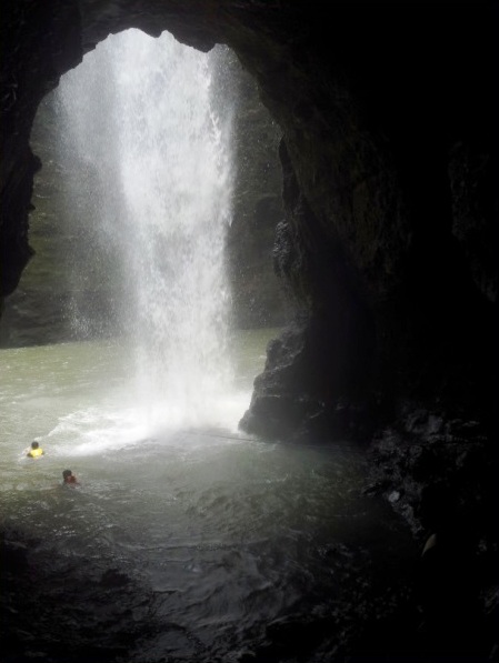 Cave inside Pagsanjan Falls