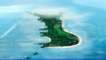 aerial view of Malapascua island