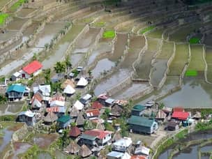 Trekking in Batad rice terraces