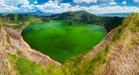 Taal Volcano crater lake