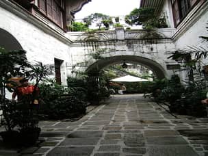 Casa Manila courtyard