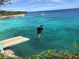 Siquijor beach tour cliff jump