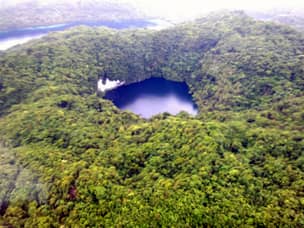 Bababu lake view from above