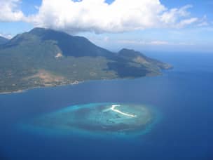 Panoramic view of Camiguin island