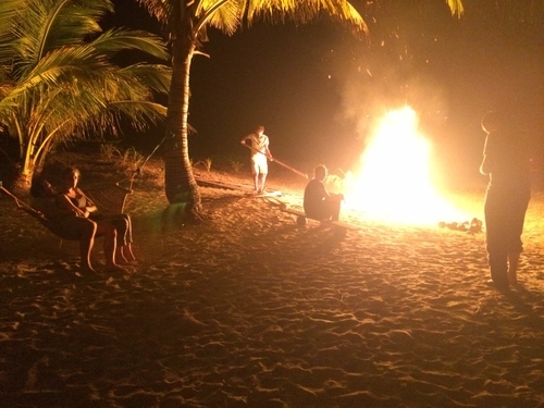 Island camping in El Nido